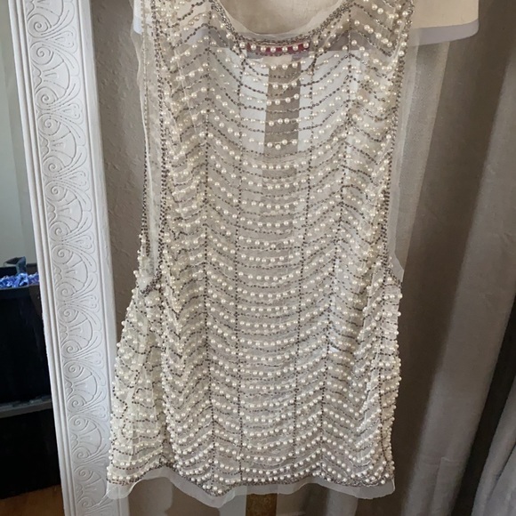 Pearl and beaded detail blouse - Picture 3 of 3